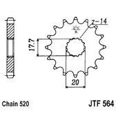 Reťazové koliečko JT JTF 564-13 13T, 520